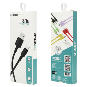 3.1A Type C USB Cable Fast Charging Data Cable 1.2M at iworld.co.ke.