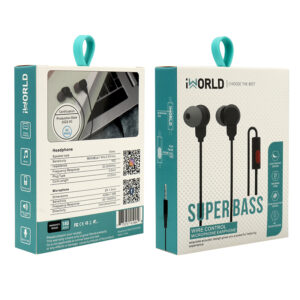 Extra Bass Earbud Headphones/Headset with Mic for Phone Call,